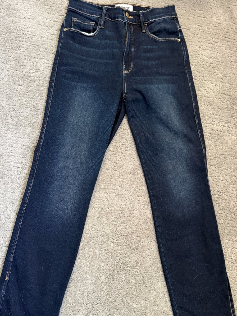 Frame Le Sylvie Slender Straight Jeans — Size 26
